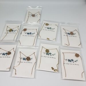 Initialed Gold Charm Necklaces